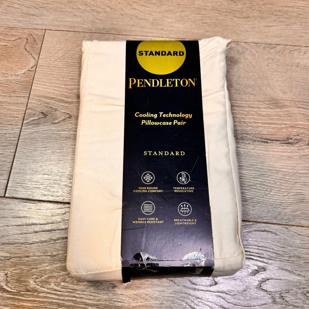 Pendleton‎ Cooling Technology Standard Pillowcase Pair Cream 20x30 2 Piece